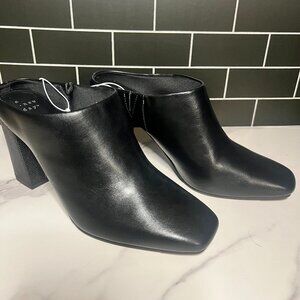 A New Day Black Mule Wedges | Block Heel | Size 11